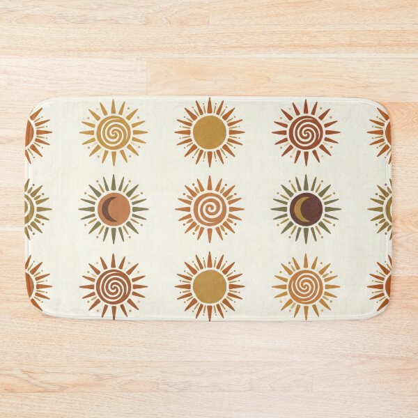 Item preview, Celestial Sun Symbols Pattern designed and sold by Nice Vibes Prints.