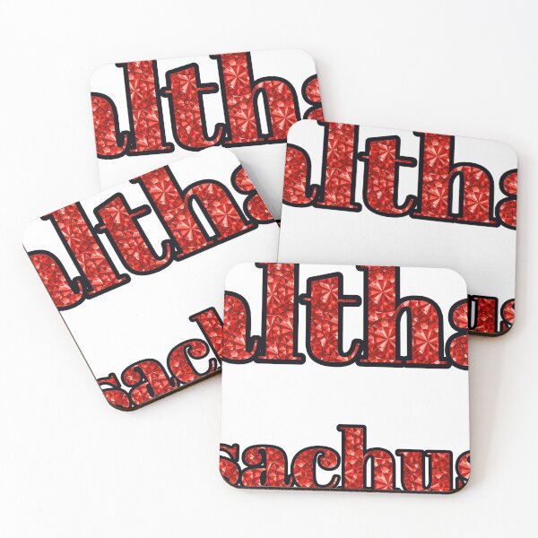 Item preview, Waltham Massachusetts City Name With Red Rhinestone designed and sold by TheIconSmith.