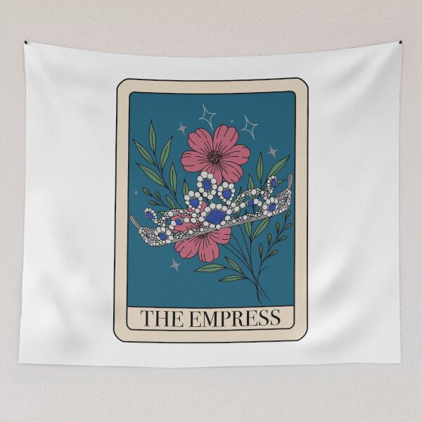 Item preview, The Belgian Sapphire Tiara Tarot Card designed and sold by FreeOrca.