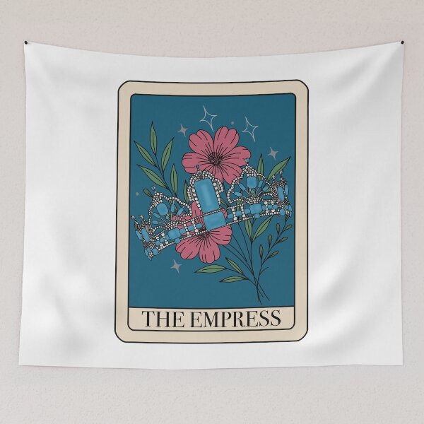 Item preview, Brazillian Aquamarine Tiara Tarot Card designed and sold by FreeOrca.