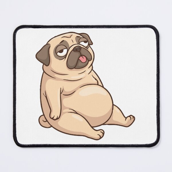 Item preview, Existing Is Exhausting Funny Lazy Pug Sitting designed and sold by Petzzz.