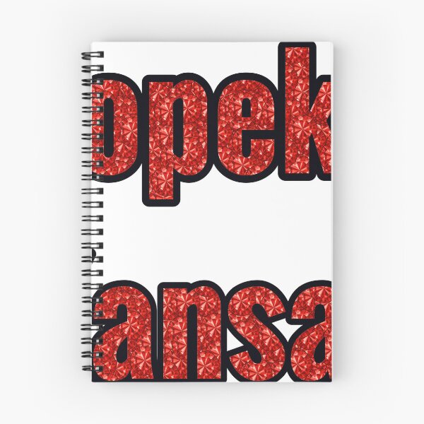 Item preview, Topeka Kansas City Name With Red Rhinestone designed and sold by TheIconSmith.