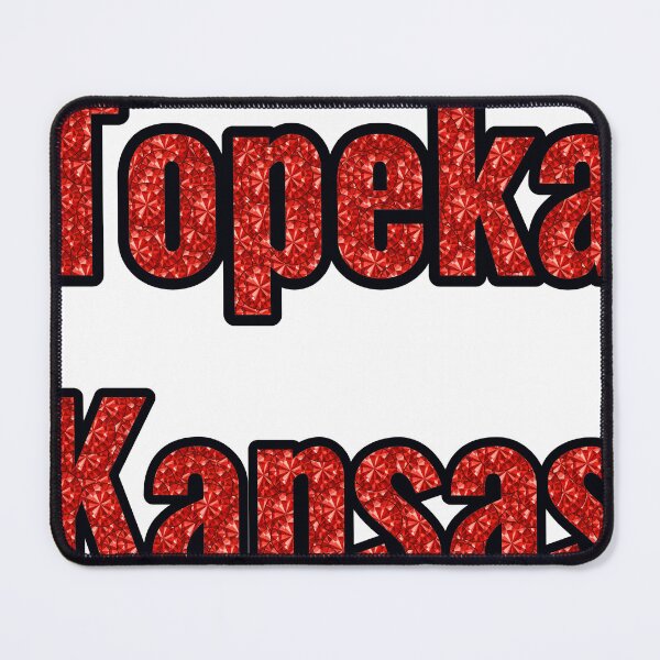 Item preview, Topeka Kansas City Name With Red Rhinestone designed and sold by TheIconSmith.