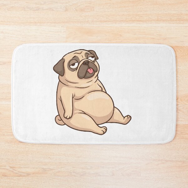 Item preview, Existing Is Exhausting Funny Lazy Pug Sitting designed and sold by Petzzz.