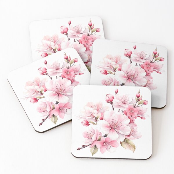 Item preview, Cherry Blossom Watercolor Botanical Art Print designed and sold by sana designer.