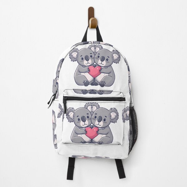 Item preview, Koala Family Hugging Heart Saint Valentine's Day - Cute Kawaii Koala Love Art Print designed and sold by DesignArtist.ia.
