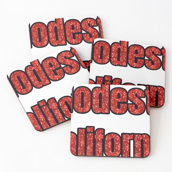 Item preview, Modesto California City Name With Red Rhinestone designed and sold by TheIconSmith.