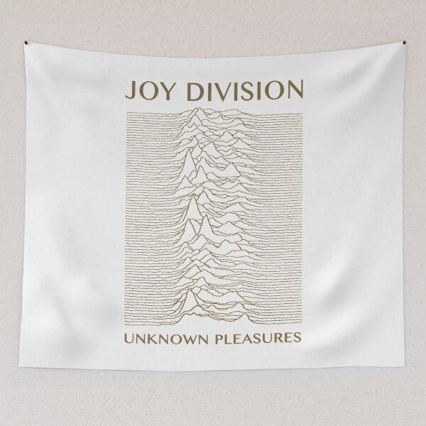 Item preview, Rock Art Jd Gold Joy Division Unknown Pleasures  designed and sold by PCBStores.