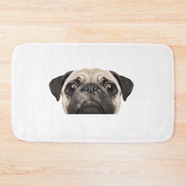 Item preview, Heavy Breathing Intensifies Funny Pug Face designed and sold by Petzzz.