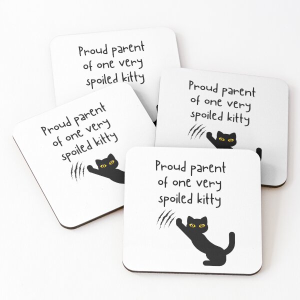 Item preview, Proud Parent of Spoiled Kitty designed and sold by TheBeeKindSpace.