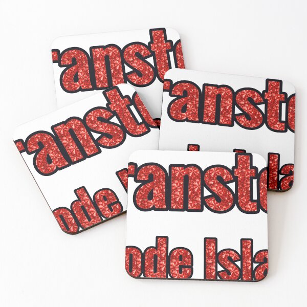 Item preview, Cranston Rhode Island City Name With Red Rhinestone designed and sold by TheIconSmith.