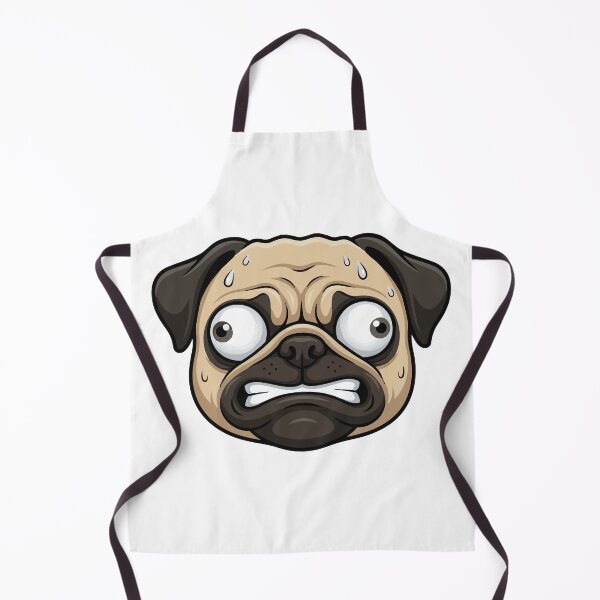 Item preview, Internal Screaming Anxious Pug Face Meme designed and sold by Petzzz.