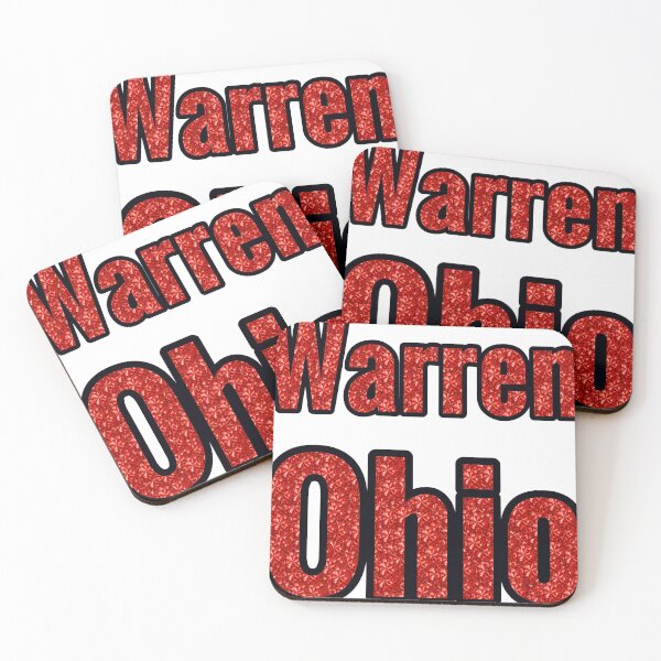 Item preview, Warren Ohio City Name With Red Rhinestone designed and sold by TheIconSmith.
