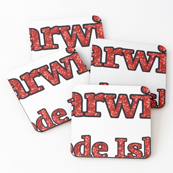 Item preview, Warwick Rhode Island City Name With Red Rhinestone designed and sold by TheIconSmith.