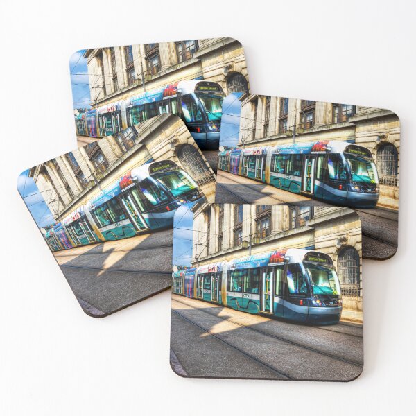 Item preview, Nottingham Tram on Station Street – Urban Cityscape designed and sold by Paul Thompson Photography.