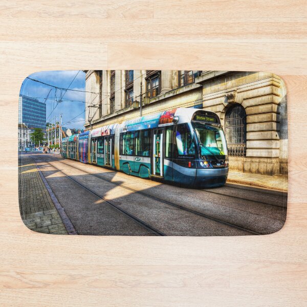Item preview, Nottingham Tram on Station Street – Urban Cityscape designed and sold by Paul Thompson Photography.