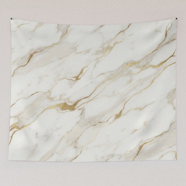 Item preview, White Marble Gold designed and sold by Nice Vibes Prints.