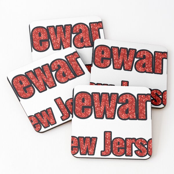 Item preview, Newark New Jersey City Name With Red Rhinestone designed and sold by TheIconSmith.