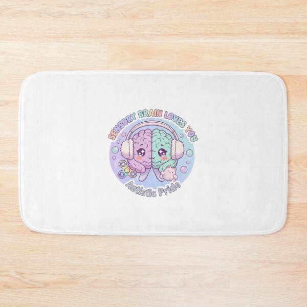 Item preview, Sensory Brain Loves You Autistic Pride Sticker designed and sold by OrikuStudio.
