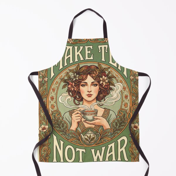 Item preview, Make Tea Not War designed and sold by wildtribe.
