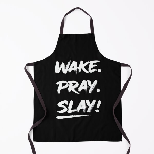 Item preview, Wake Pray Slay Motivational Quote – Empowering Faith & Confidence Design for Daily Drive designed and sold by Bright Nest Studio.