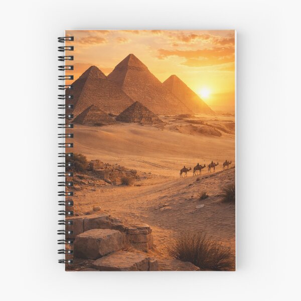 Item preview, Sunset Over the Eternal Pyramids designed and sold by JuViRo.