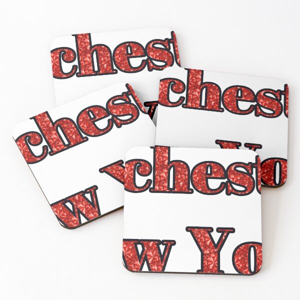 Item preview, Rochester New York City Name With Red Rhinestone designed and sold by TheIconSmith.