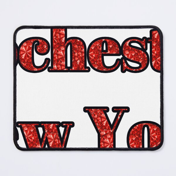 Item preview, Rochester New York City Name With Red Rhinestone designed and sold by TheIconSmith.