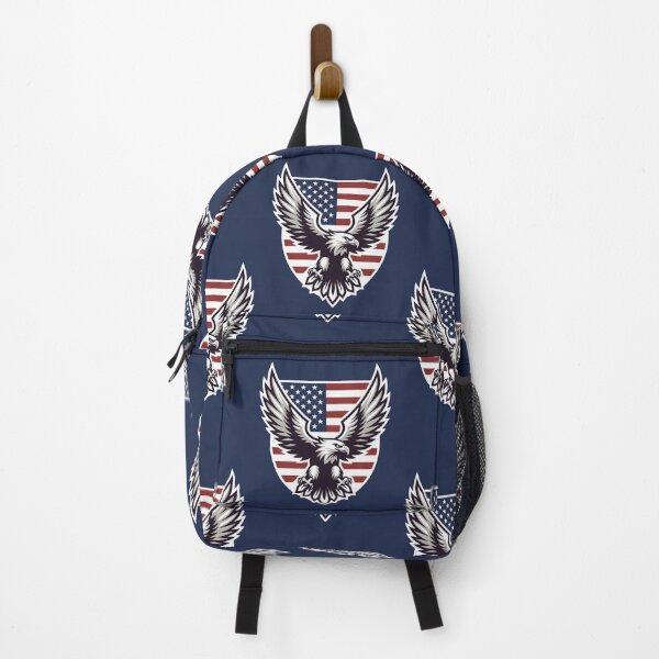 Item preview, Patriotic Eagle with Crossed Daggers Shield designed and sold by AI Art Cafe.