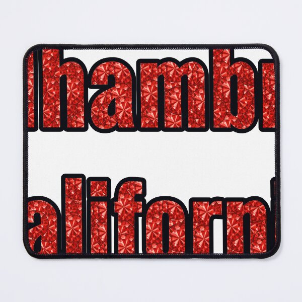 Item preview, Alhambra California City Name With Red Rhinestone designed and sold by TheIconSmith.