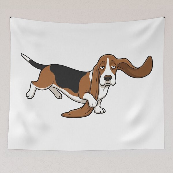 Item preview, Trip Hazard Funny Clumsy Basset Hound designed and sold by Petzzz.