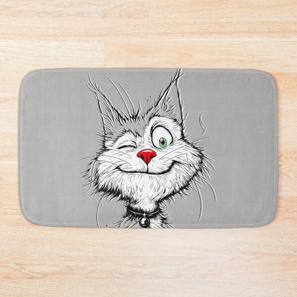 Item preview, Funny Cat black and white minimalist art  designed and sold by Natart1004.