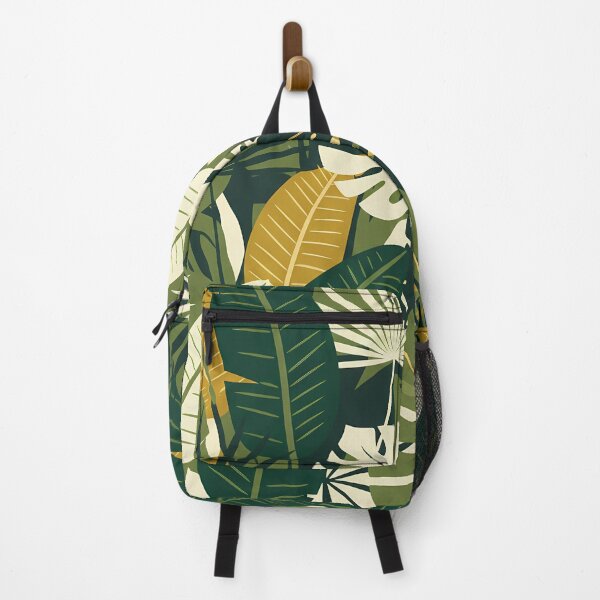 Item preview, Monstera Tropical Botanic Pattern - Scandinavian Folk Art by heidiannemorris © designed and sold by FOLK ART FUSION by heidiannemorris.