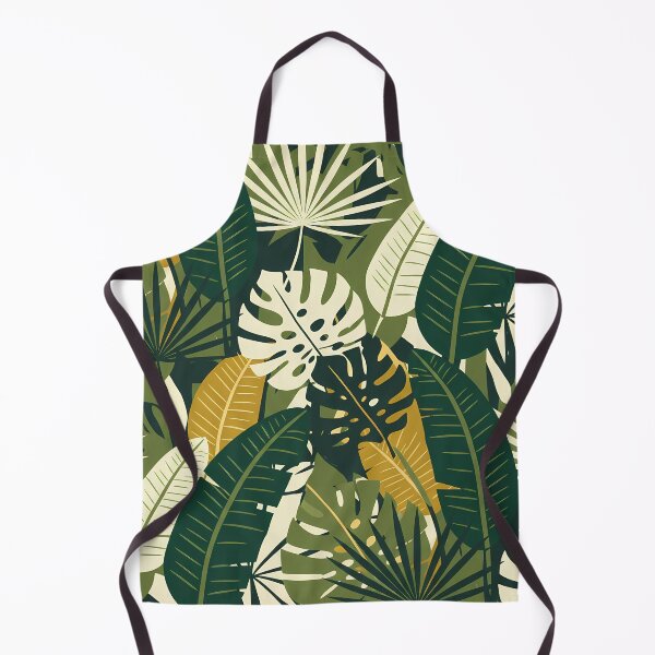 Item preview, Monstera Tropical Botanic Pattern - Scandinavian Folk Art by heidiannemorris © designed and sold by FOLK ART FUSION by heidiannemorris.