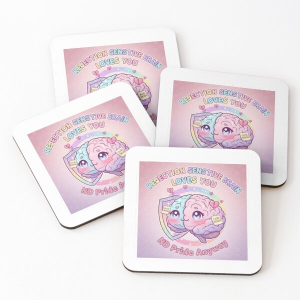 Item preview, Rejection Sensitive Brain Loves You ND Pride Sticker designed and sold by OrikuStudio.