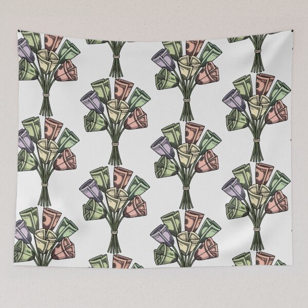 Item preview, Money Flower Bouquet for Financial Freedom and Hustle Culture designed and sold by SplashTastic.