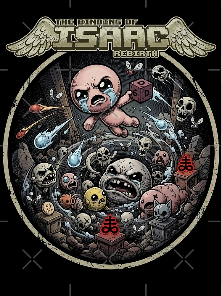 Isaac Rebirth Brimstone Laser Item Collage" Greeting Card for Sale by  HakoCity | Redbubble