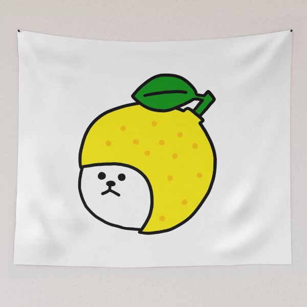 Item preview, a Cat with a lemon-shaped helmet designed and sold by superbaechoo.