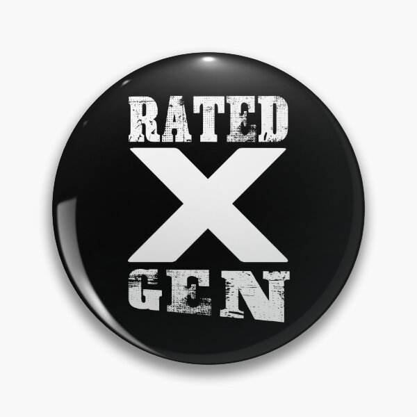 Item preview, Rated X Gen White Text Design Option A designed and sold by MouseDeSigns.