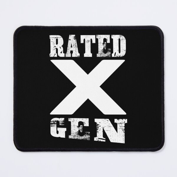 Item preview, Rated X Gen White Text Design Option A designed and sold by MouseDeSigns.