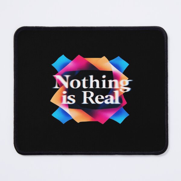 Item preview, Nothing Is Real Abstract Art – Vibrant Geometric Surreal Design for Creative Aesthetic Lovers designed and sold by Bright Nest Studio.