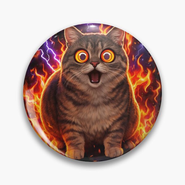 Item preview, Mentally Chill Visually Unhinged Cat Funny Graphic T-Shirt designed and sold by KDesignCrafts.