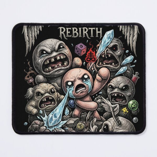 Item preview, The Binding of Isaac Pixel Roguelike Tribute designed and sold by Senpaiwaves.