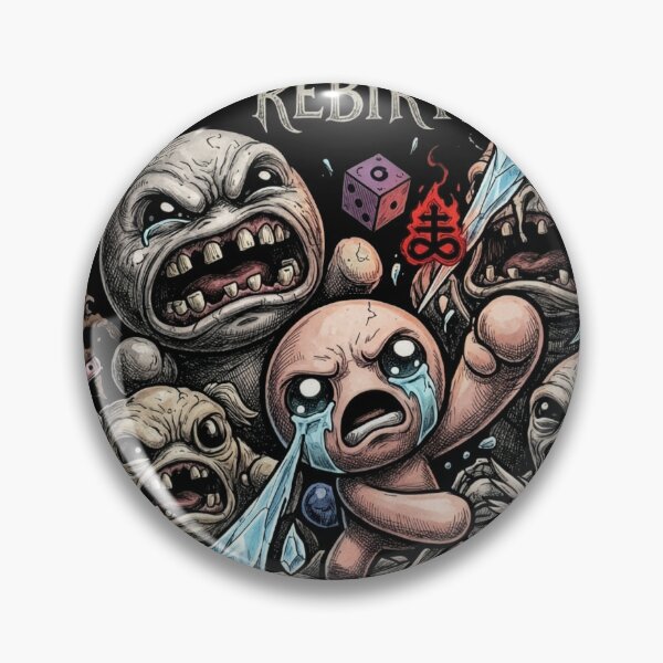 Item preview, The Binding of Isaac Pixel Roguelike Tribute designed and sold by Senpaiwaves.