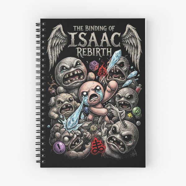 Item preview, The Binding of Isaac Pixel Roguelike Tribute designed and sold by Senpaiwaves.