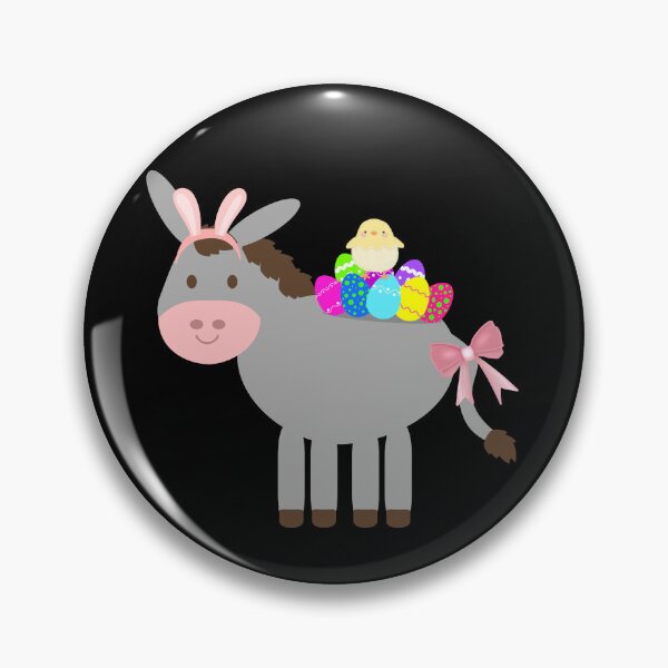 Item preview, Cute Easter Donkey – Pastel Spring Animal Aesthetic designed and sold by Versik-.