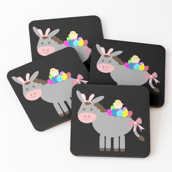 Item preview, Cute Easter Donkey – Pastel Spring Animal Aesthetic designed and sold by Versik-.