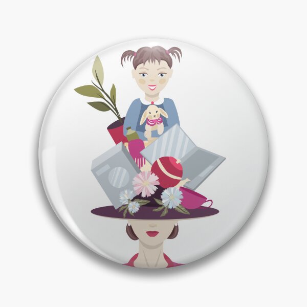Item preview, Love mom modern motherhood illustration designed and sold by olenapetol.