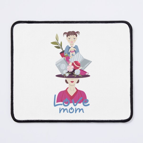 Item preview, Love mom modern motherhood illustration designed and sold by olenapetol.