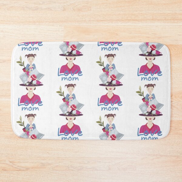 Item preview, Love mom modern motherhood illustration designed and sold by olenapetol.